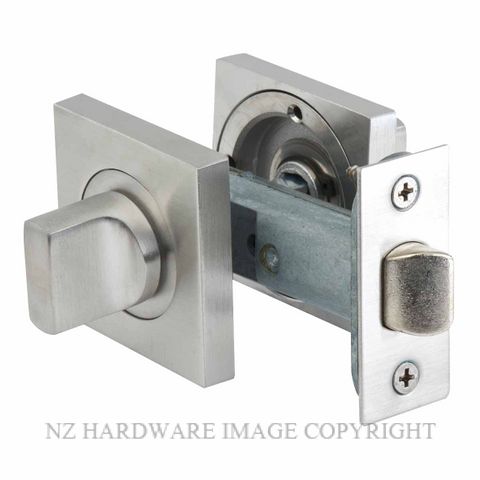 SCHLAGE DAX9030SS SPRING LATCH THUMB TURN SET SATIN SATINLESS