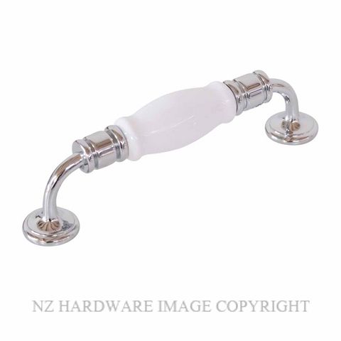 TRADCO 21045 - 21047 CABINET HANDLE PORCELAIN-CHROME PLATE