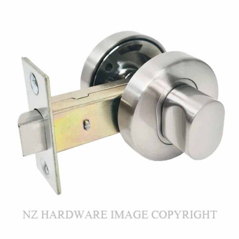 MILES NELSON 719RSN DOUBLE TURN SAFETY LATCH SATIN NICKEL