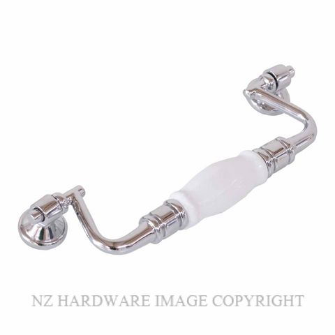 TRADCO 21039 - 21040 DROP HANDLE PORCELAIN-CHROME PLATE