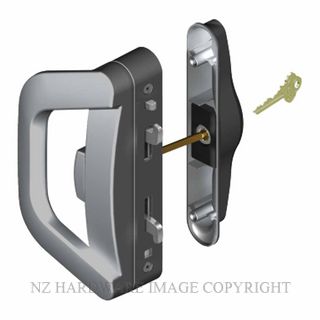 YALE AL901210P ALBANY ENDEAVOUR KEY & SNIB SLIDING DOOR LOCK POWDERCOAT