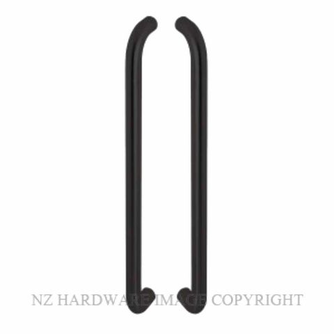 SCHLAGE S316 6 PVDB CAPRI PULL HANDLES PVDB BLACK