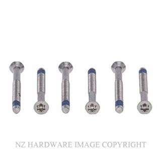 LOCKWOOD L220D11/55 DETENTION PK=6 TORX A/TAMPER SCREWS 45-5