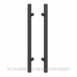 SCHLAGE S316-7-600-PVDB CORFU PULL HANDLES 600MM PVDB BLACK