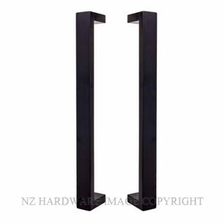SCHLAGE SRGPHOBMB-600 ABLONG PULL HANDLES 600MM MATT BLACK