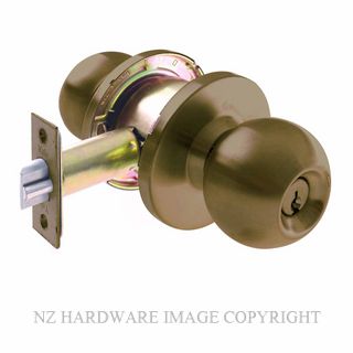 YALE MC301ABLS SY ORBIT ENTRANCE LOCK 6 PIN CT 70MM ANTIQUE BRASS
