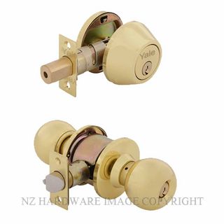 YALE MCC3Y10LS ORBIT COMBO SET CT POLISHED BRASS