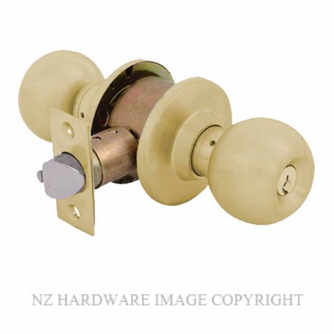 YALE MCE3Y11LS-SY ORBIT KEY-KEY LOCKSET POLISHED BRASS