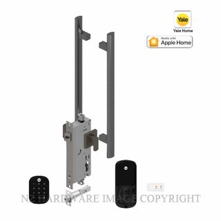 YALE YRD256MBE141X450SPEC ASSURE 141 GRIP ENTRANCE SET MATT BLACK