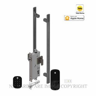YALE YRD256MBE141X600SPEC ASSURE 141 GRIP ENTRANCE SET MATT BLACK