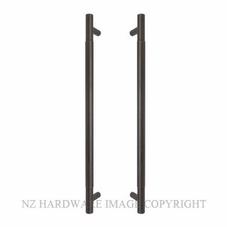 WINDSOR 8355-DRB PLAIN PULL HANDLES (B-B) 450MM DARK ROMAN BRASS