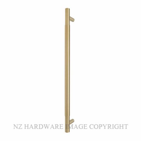 WINDSOR 8355 - 8361 MSB PLAIN PULL HANDLES MATT SATIN BRASS