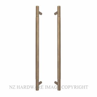 WINDSOR 8355-RB PLAIN PULL HANDLES (B-B) 450MM ROMAN BRASS