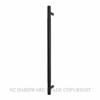 WINDSOR 8355-RF-BLK PLAIN PULL HANDLE (RF) 450MM MATT BLACK