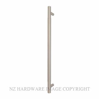 WINDSOR 8355-RF-BN PLAIN PULL HANDLE (RF) 450MM BRUSHED NICKEL
