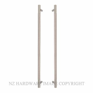 WINDSOR 8356-BN DIAMOND KNURL PULL HANDLES (B-B) 600MM BRUSHED NICKEL
