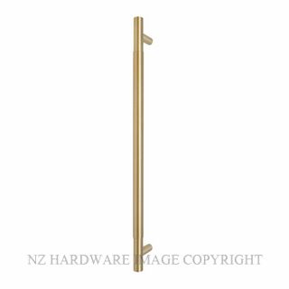 WINDSOR 8355-RF-MSB PLAIN PULL HANDLE (RF) 450MM MATT SATIN BRASS