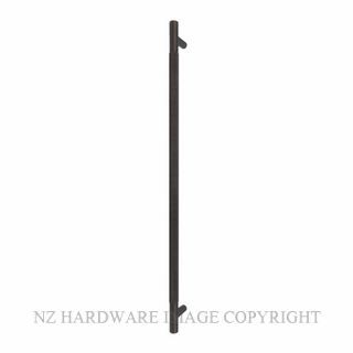 WINDSOR 8356-FF-DRB DIAMOND KNURL PULL HANDLE (FF) 600MM DARK ROMAN BRASS