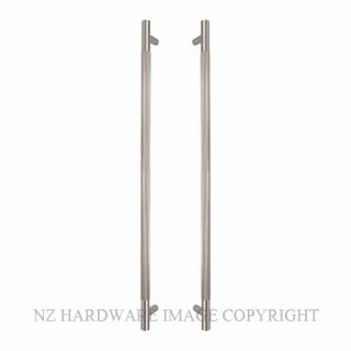 WINDSOR 8357-BN LINEAR KNURL PULL HANDLES (B-B) 600MM BRUSHED NICKEL