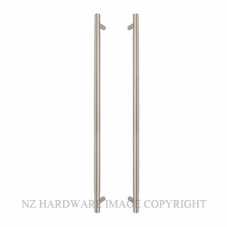 WINDSOR 8358-BN PLAIN PULL HANDLES (B-B) 600MM BRUSHED NICKEL