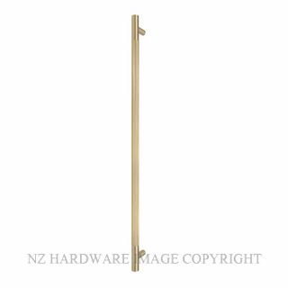 WINDSOR 8357-RF-MSB LINEAR KNURL PULL HANDLE (RF) 600MM MATT SATIN BRASS