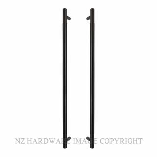 WINDSOR 8358-BLK PLAIN PULL HANDLES (B-B) 600MM MATT BLACK