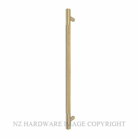 WINDSOR 8353 - 8359 MSB DIAMOND KNURL PULL HANDLES MATT SATIN BRASS