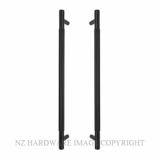 WINDSOR 8354-BLK LINEAR KNURL PULL HANDLES (B-B) 450MM MATT BLACK