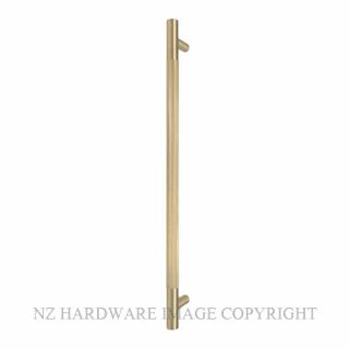 WINDSOR 8354 - 8360 MSB LINEAR KNURL PULL HANDLES MATT SATIN BRASS