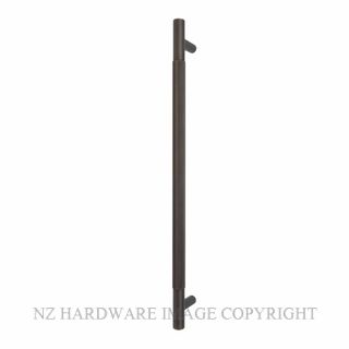 WINDSOR 8354-RF-DRB LINEAR KNURL PULL HANDLE (RF) 450MM DARK ROMAN BRASS
