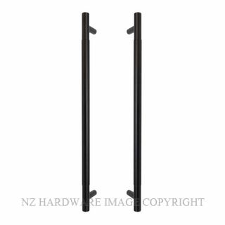 WINDSOR 8355-BLK PLAIN PULL HANDLES (B-B) 450MM MATT BLACK