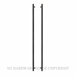 WINDSOR 8361-BLK PLAIN PULL HANDLES (B-B) 900MM MATT BLACK