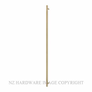 WINDSOR 8361-FF-MSB PLAIN PULL HANDLE (FF) 900MM MATT SATIN BRASS