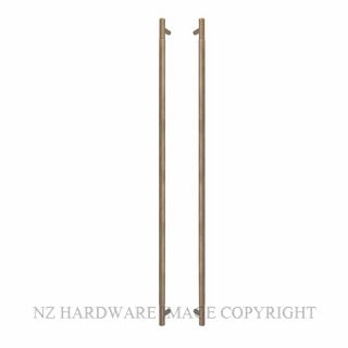 WINDSOR 8361-RB PLAIN PULL HANDLES (B-B) 900MM ROMAN BRASS