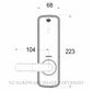 YALE YUR/DEL/FR/SIL UNITY ENTRANCE LOCK FIRE RATED SILVER