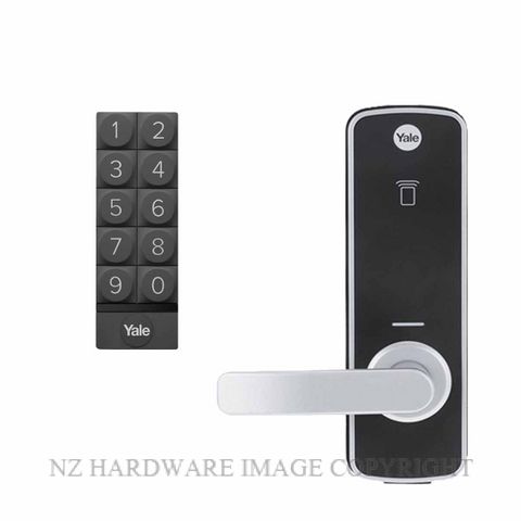 YALE YUR/DEL/FR/KP/SIL UNITY ENTRANCE LOCK FIRE RATED WITH SMART KEYPAD SILVER