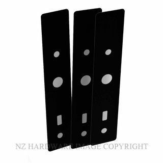 YALE UNITY DOOR SCAR PLATES MATT BLACK