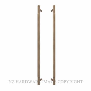 WINDSOR 8358-RB PLAIN PULL HANDLES (B-B) 600MM ROMAN BRASS