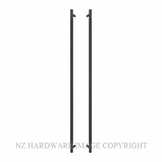 WINDSOR 8359-DRB DIAMOND KNURL PULL HANDLES (B-B) 900MM DARK ROMAN BRASS