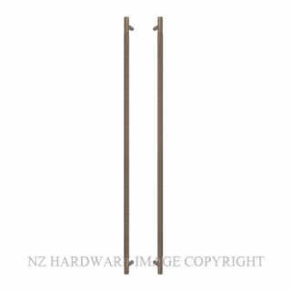 WINDSOR 8359-RB DIAMOND KNURL PULL HANDLES (B-B) 900MM ROMAN BRASS