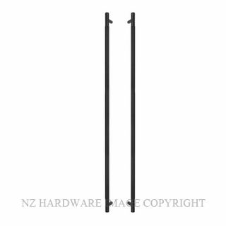 WINDSOR 8360-BLK LINEAR KNURL PULL HANDLES (B-B) 900MM MATT BLACK