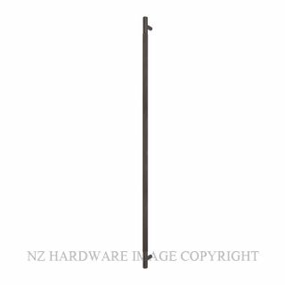 WINDSOR 8360-FF-DRB LINEAR KNURL PULL HANDLE (FF) 900MM DARK ROMAN BRASS