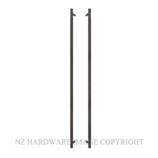 WINDSOR 8360-DRB LINEAR KNURL PULL HANDLES (B-B) 900MM DARK ROMAN BRASS