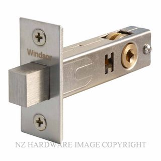 WINDSOR 1254 BN 70MM TUBULAR PRIVACY BOLT BRUSHED NICEL