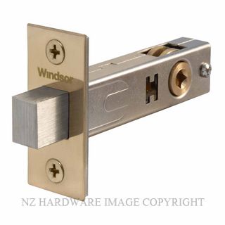 WINDSOR 1254 UB 70MM TUBULAR PRIVACY BOLT UNLACQUERED BRASS
