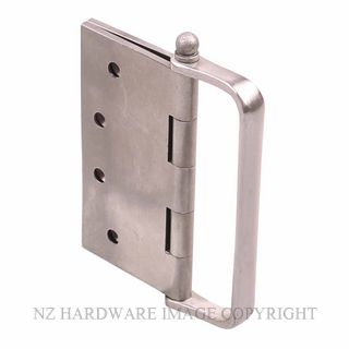 HENDERSON H100X100DHSN HINGE HANDLE 100X100X3 D HDL SATIN NICKEL