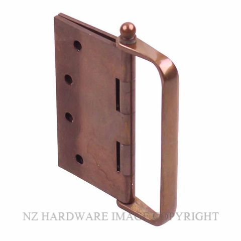 HENDERSON H100X100DHBZ HINGE HANDLE 100X100X3 D HDL BRONZE