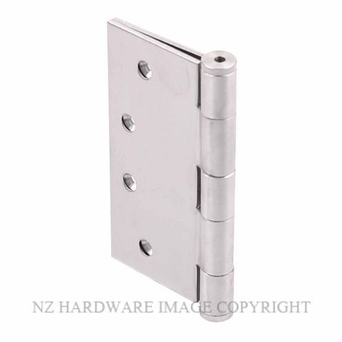 HENDERSON H100X100LPSS HINGE 100X100X2.5 L/PIN SATIN STAINLESS