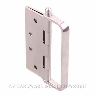 HENDERSON H100X75DHSN HINGE 100X75X3 D HDL SATIN NICKEL