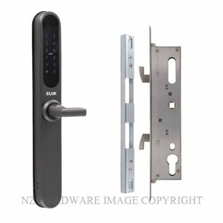 E LOK 915 35S GM 9 SERIES SLIDING DOOR LOCKSET 35MM GUN METAL